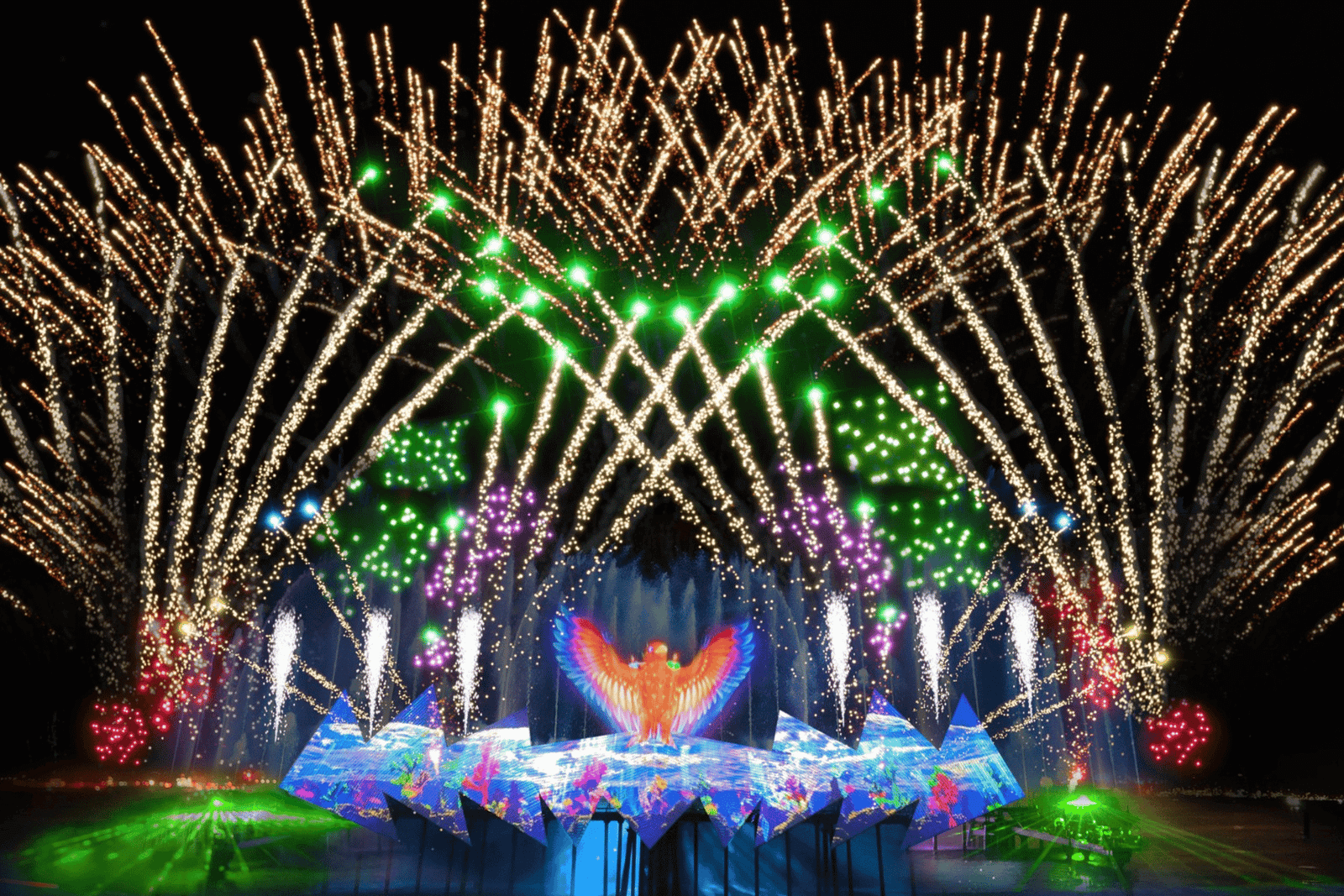 Singapour : billet d'entrée au spectacle Wings of Time sur l'île de Sentosa