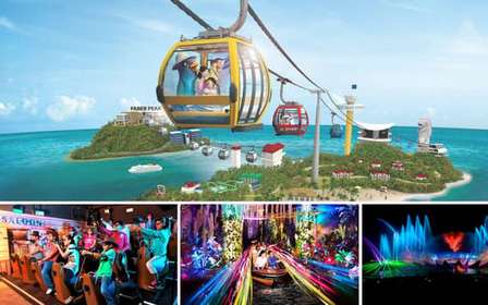 Visite guidée de l'île de Sentosa avec 4 attractions