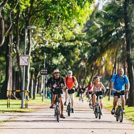 Singapour : visite à vélo des points forts de la Ville du Lion