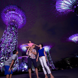 Les crépuscules de Singapour avec croisière fluviale et spectacles de lumières