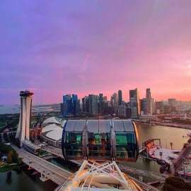 Singapour : billet à entrée programmée pour le Singapore Flyer et la Time Capsule