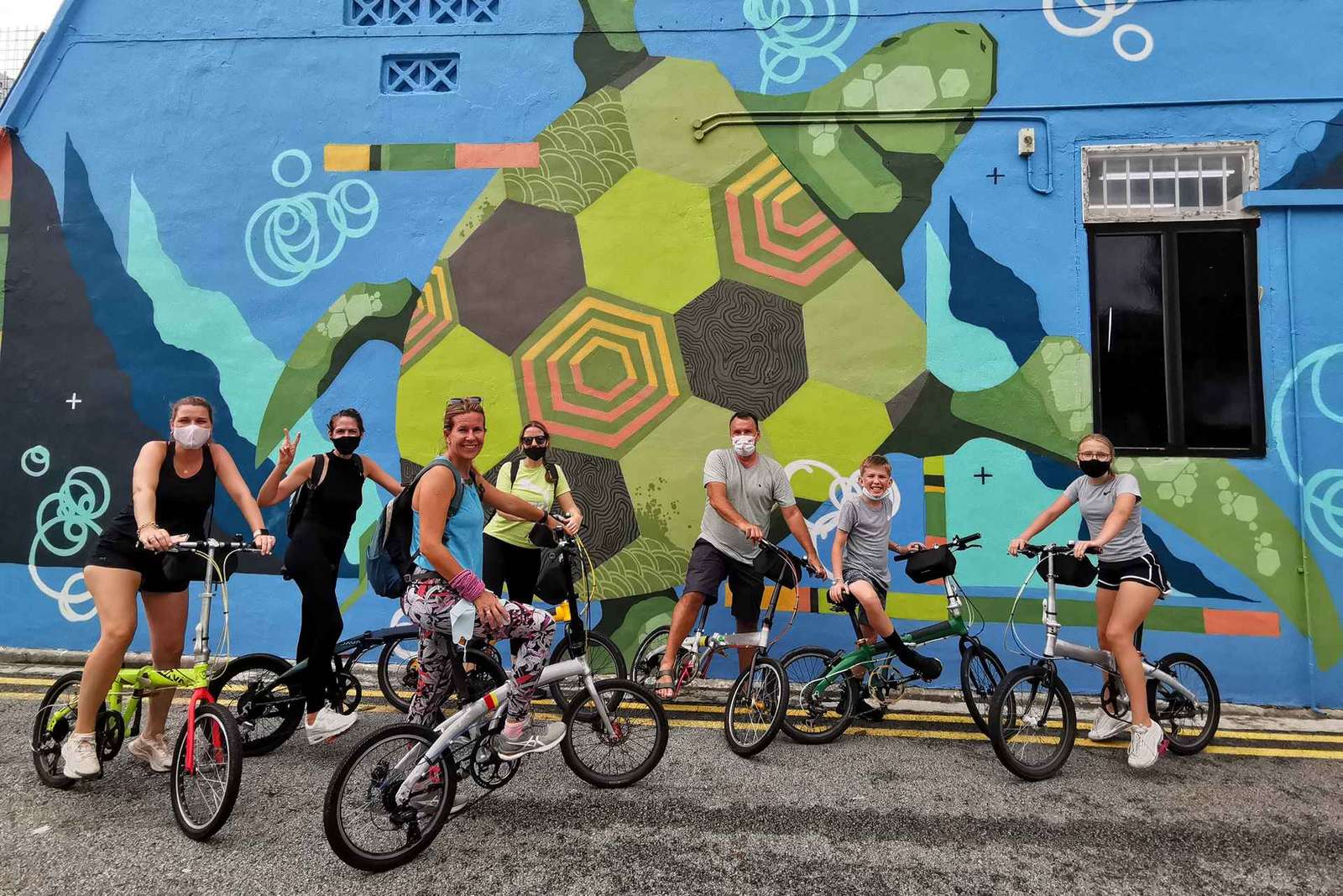 Singapour : Visite culinaire et cycliste : Quartier de Katong