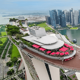 Singapour : Billet électronique pour le pont d'observation de Marina Bay Sands