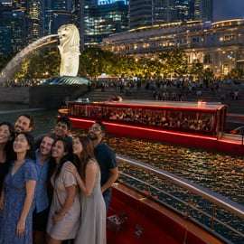 Singapour : croisière nocturne avec spectacles son et lumière