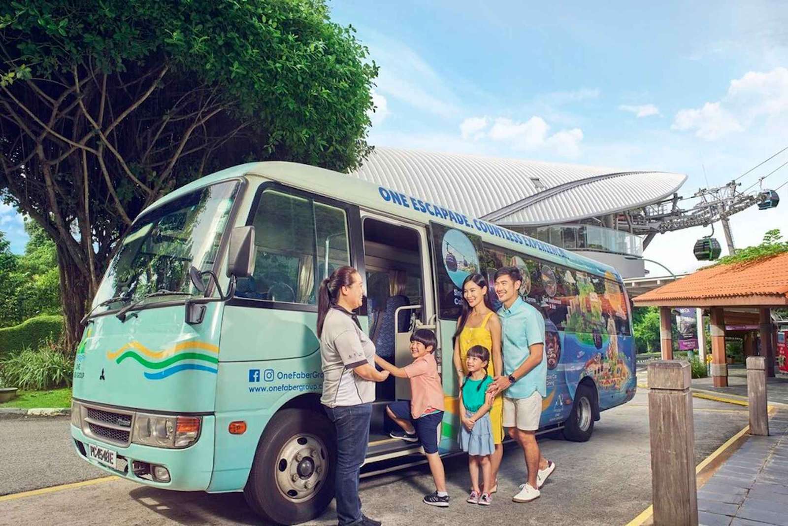 Singapour : visite guidée en bus de 2 heures sur l'île de Sentosa