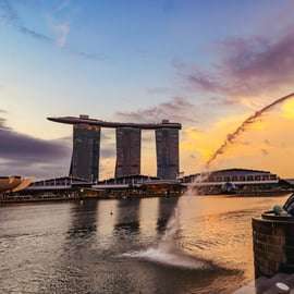 Croisière sur la rivière Singapour, Garden Rhapsody nocturne et spectacle Spectra