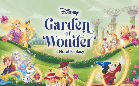 Singapour : Le jardin des merveilles de Disney à Floral Fantasy