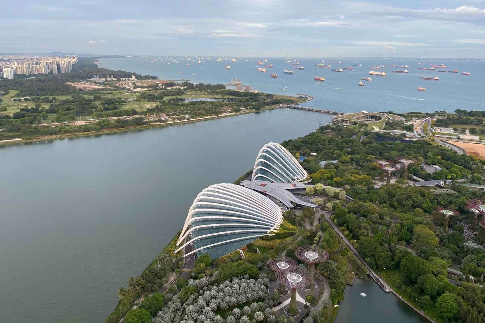 Visite touristique privée Marina Bay Sands+Croisière fluviale (Max6)