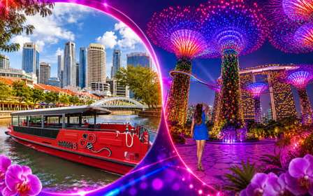 Croisière sur la rivière Singapour, Spectra et spectacle son et lumière Garden Rhapsody