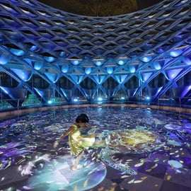 Singapour : Visite nocturne de Sentosa : téléphérique et feux d'artifice