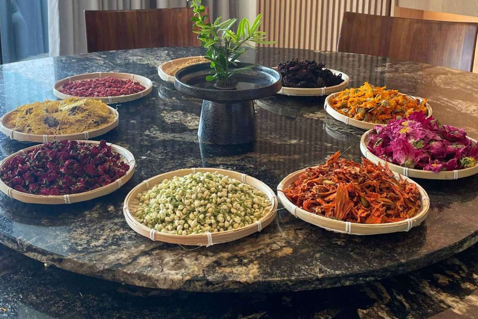 Singapour : atelier thé floral et breloques Flora