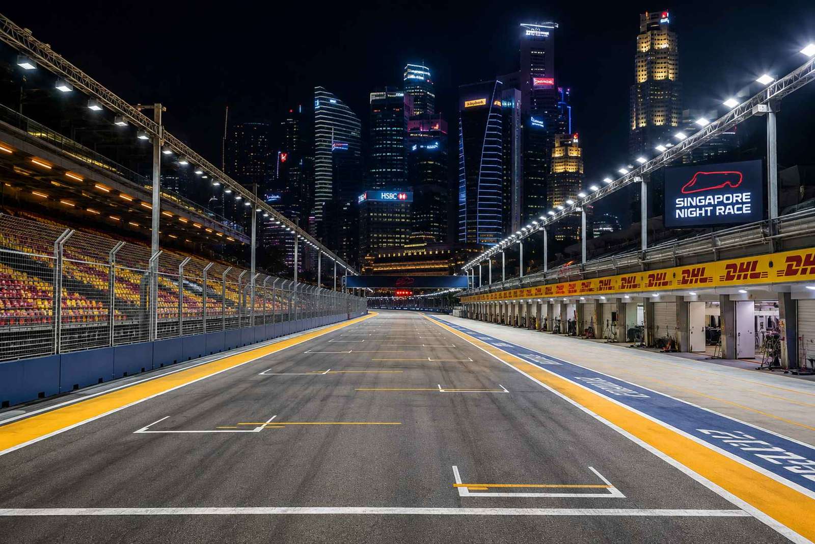 Singapour : visite guidée à pied du circuit urbain de Marina Bay