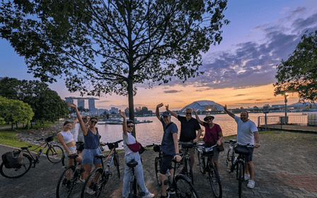 Singapour : visite à vélo au coucher du soleil et expérience culinaire