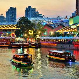 Singapour : Croisière sur la rivière Singapour
