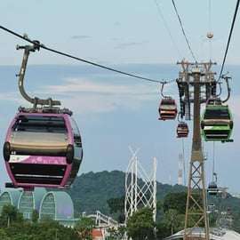 Singapour : billet aller-retour pour le téléphérique