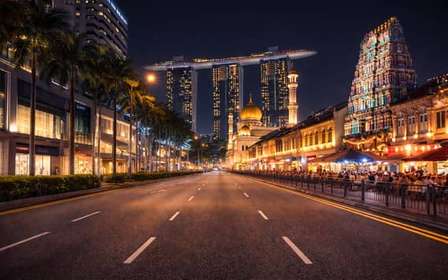 Singapour : visite de nuit avec croisière fluviale, SkyPark et Spectra