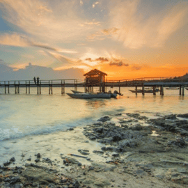 De Singapour (SIN) à Mersing, Malaisie