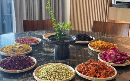 Singapour : atelier thé floral et breloques Flora