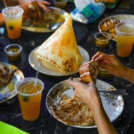 Singapour : Visite guidée nocturne de la gastronomie de rue