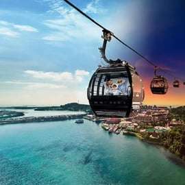 Singapour : billet aller-retour pour le téléphérique