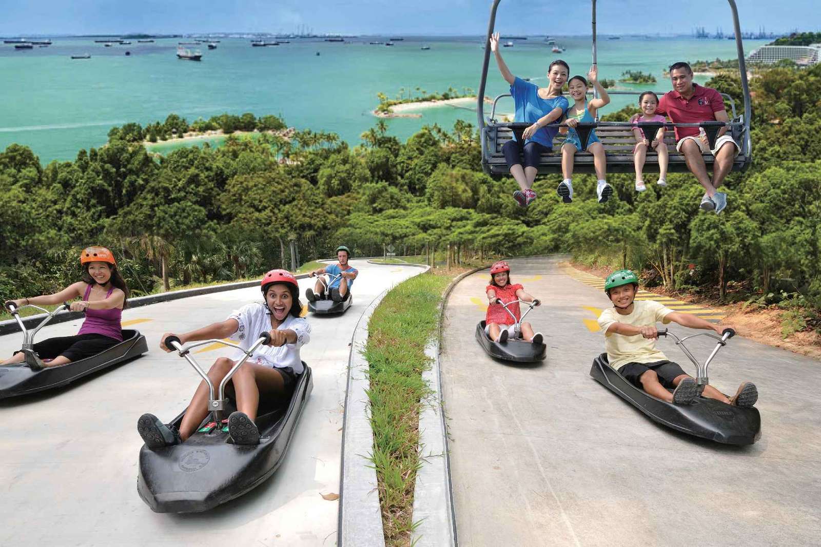 Singapour : Skyline Luge Sentosa billet d'entrée