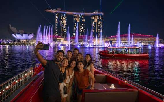 La nuit étoilée de Singapour : Croisière, Garden Rhapsody et Spectra