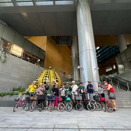 Visite à vélo de Singapour en Brompton depuis le Rail Corridor, avec repas inclus !