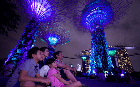Les crépuscules de Singapour avec croisière fluviale et spectacles de lumières
