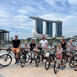 Singapour : visite d'une demi-journée à vélo dans un cadre historique