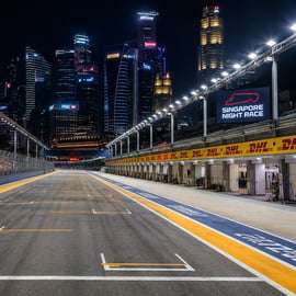Singapour : visite guidée à pied du circuit urbain de Marina Bay