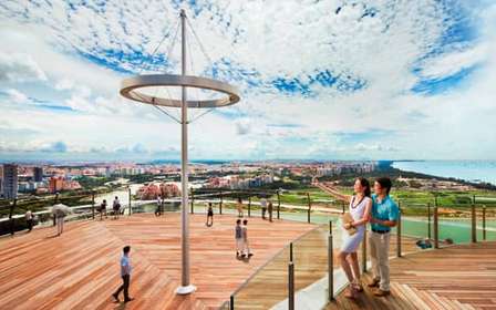 Singapour : plateforme d'observation Sands SkyPark et buffet Rise