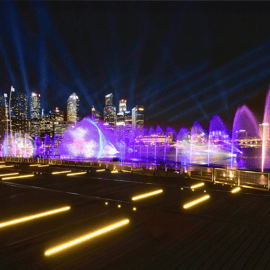 Les crépuscules de Singapour avec croisière fluviale et spectacles de lumières
