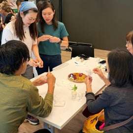 Singapour : atelier thé floral et breloques Flora