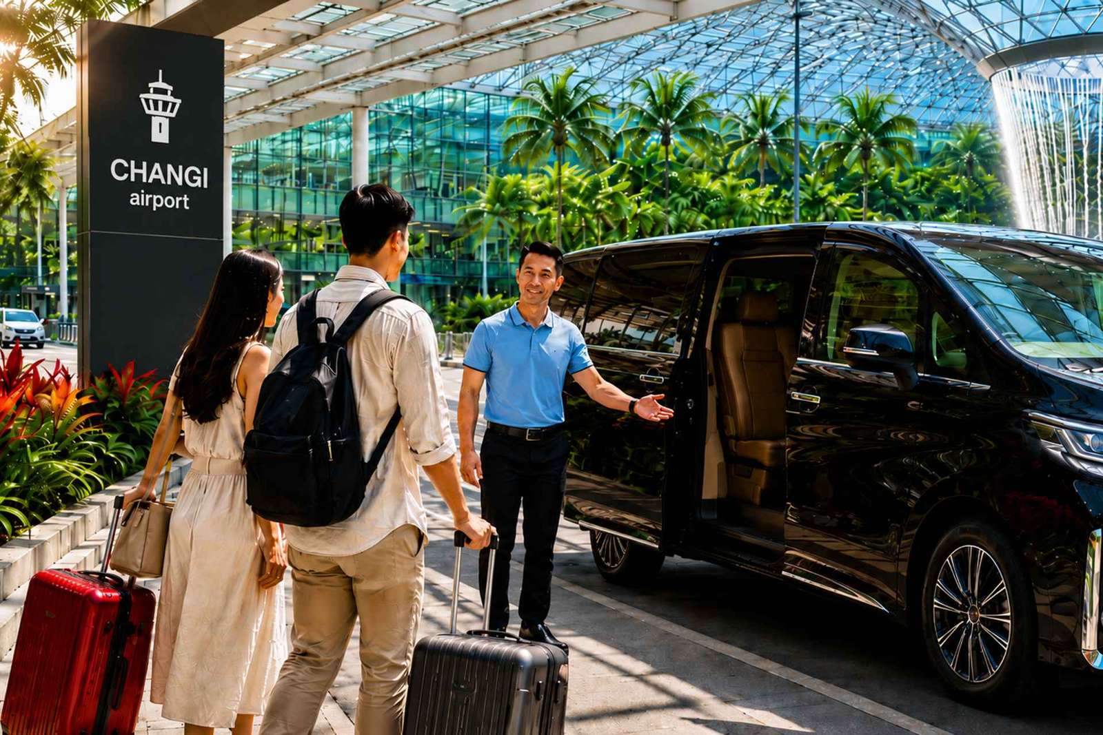 Singapour : transfert privé entre l'aéroport Changi et votre hôtel