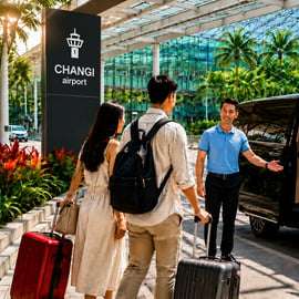Singapour : transfert privé entre l'aéroport Changi et votre hôtel