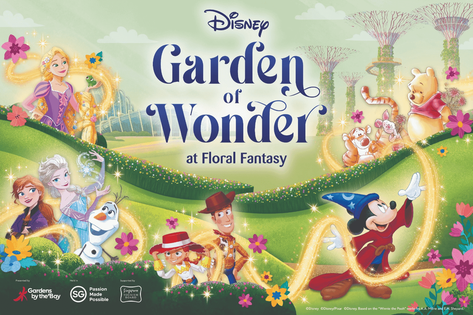 Singapour : Le jardin des merveilles de Disney à Floral Fantasy