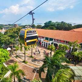 Singapour : Sentosa Cable Car Sky Pass Ticket