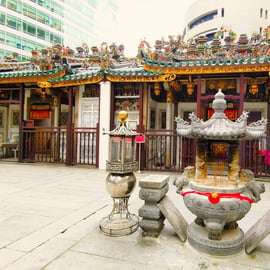 Singapour : Visite à pied du quartier chinois historique avec déjeuner