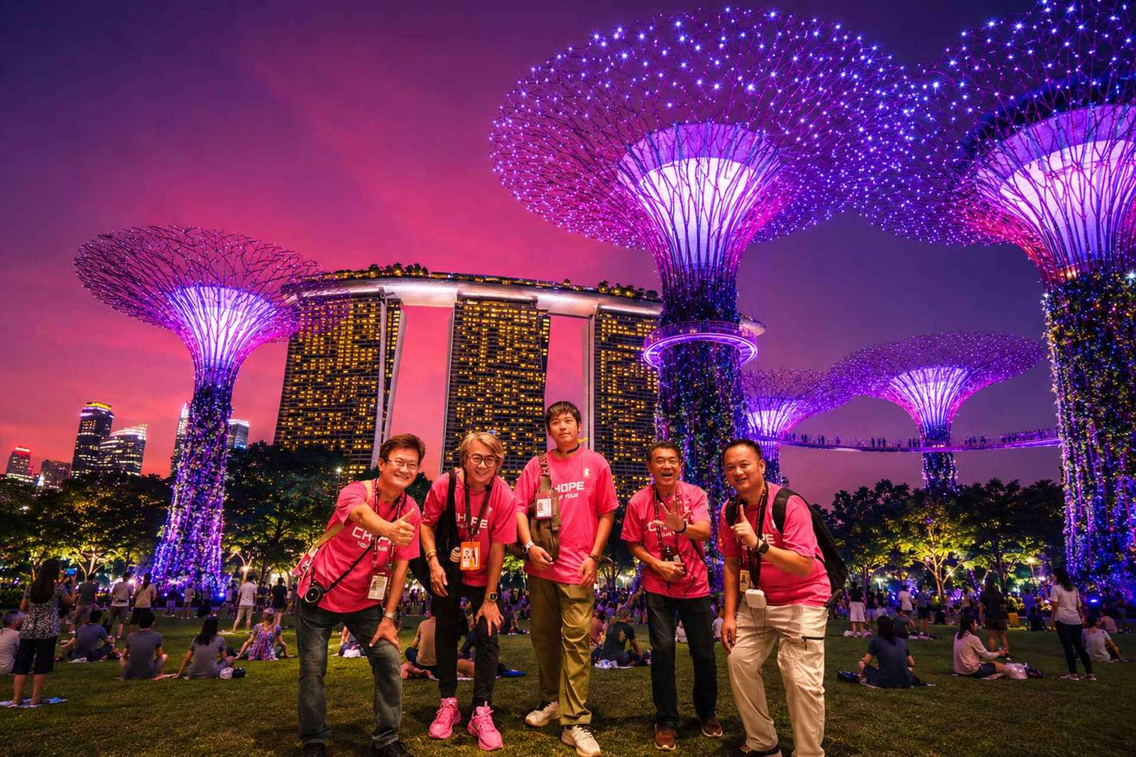Croisière sur la rivière Singapour, Garden Rhapsody nocturne et spectacle Spectra