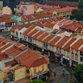 Singapour : visite d'un quartier résidentiel avec prise en charge