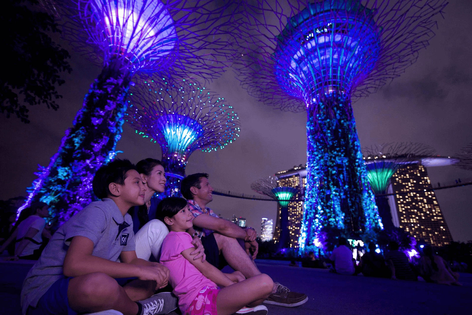 Les crépuscules de Singapour avec croisière fluviale et spectacles de lumières