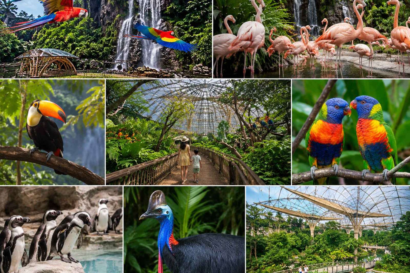 Billet d'entrée avec transferts au parc Bird Paradise