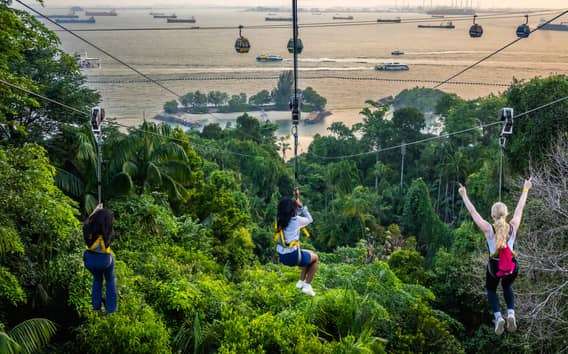 Singapour : Zipline Mega Adventure