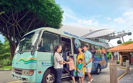 Singapour : visite guidée en bus de 2 heures sur l'île de Sentosa