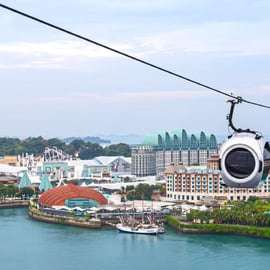 Singapour : billet aller-retour pour le téléphérique