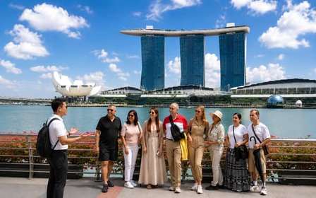 Singapour en 3 heures : visite à pied du quartier civique et de Marina Bay