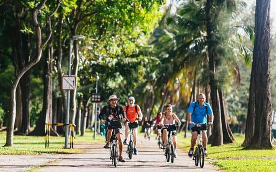 Singapour : visite à vélo des points forts de la Ville du Lion