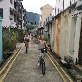 Singapour : Visite culinaire et cycliste : Quartier de Katong