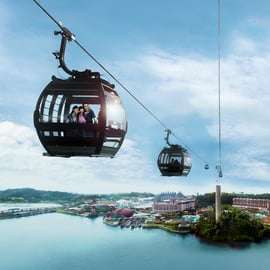 Visite guidée de l'île de Sentosa avec 4 attractions