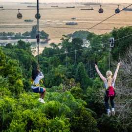 Singapour : Zipline Mega Adventure